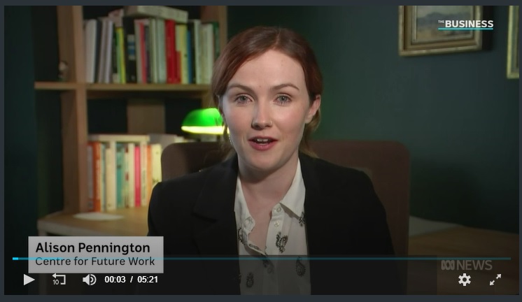 Alison Pennington on ABC