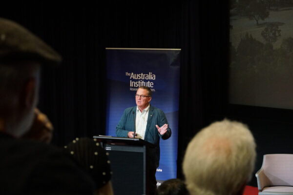 Mark Wootton speaks at the Australia Institute's 2024 Climate Integrity Summit