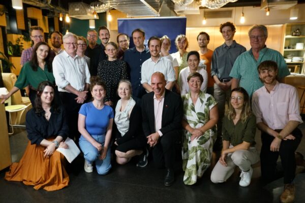 Australia Institute staff with Yanis Varoufakis