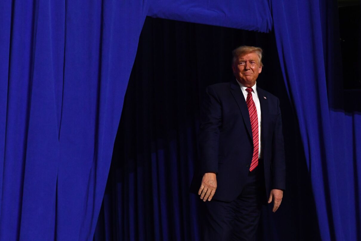 US President Donald Trump and Australia's Prime Minister Scott Morrison at the opening of Pratt Paper Plant in Wapakoneta, Ohio, United States, Sunday, September 22, 2019.