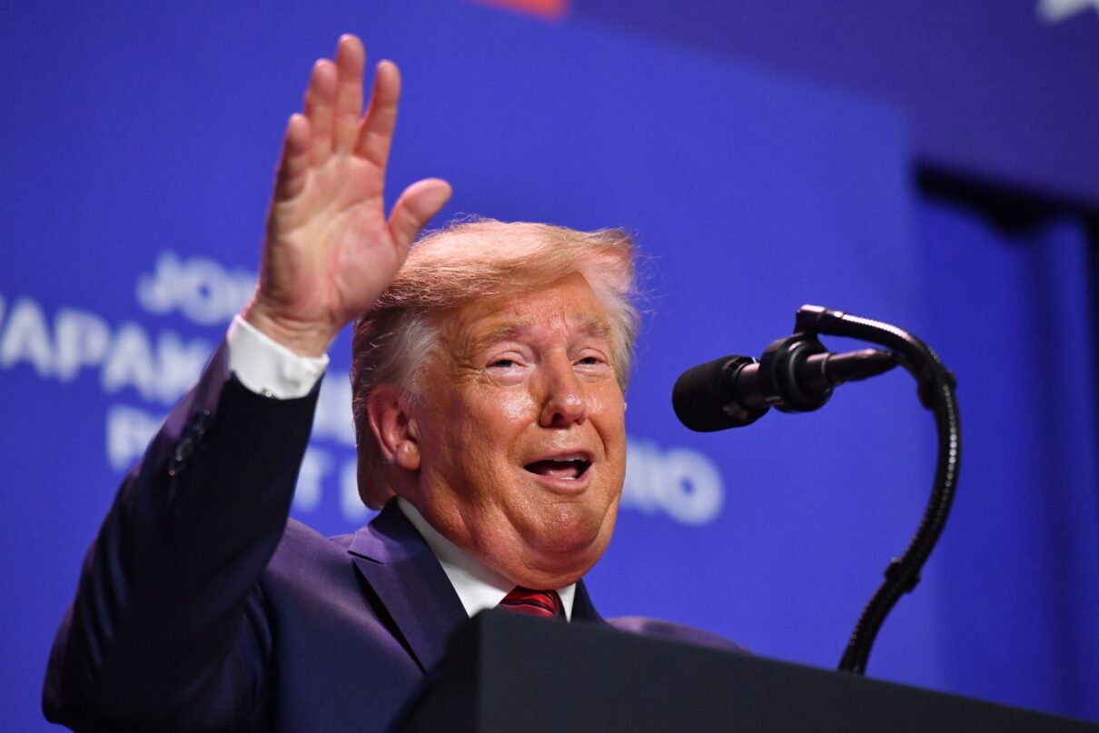 US President Donald Trump and Australia's Prime Minister Scott Morrison at the opening of Pratt Paper Plant in Wapakoneta, Ohio, United States, Sunday, September 22, 2019.