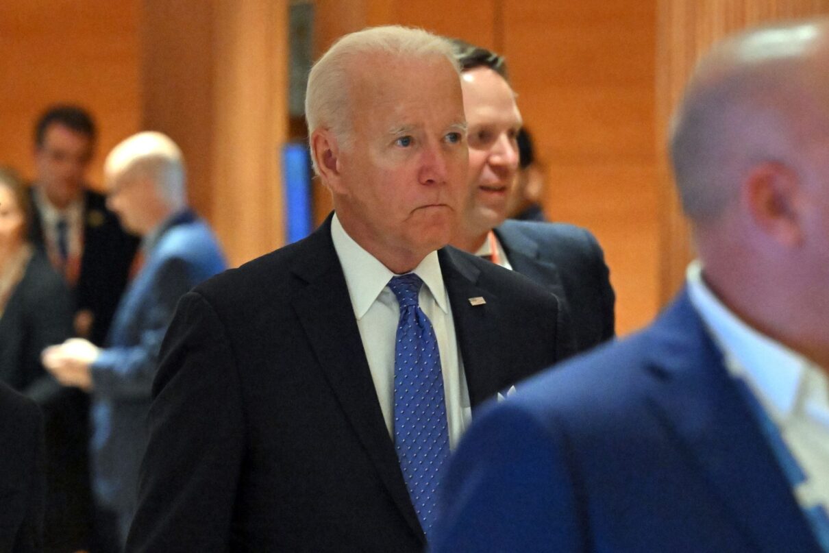 United States President Joe Biden during the G20 Leaders’ Summit in New Delhi, India, Saturday, September 9, 2023.