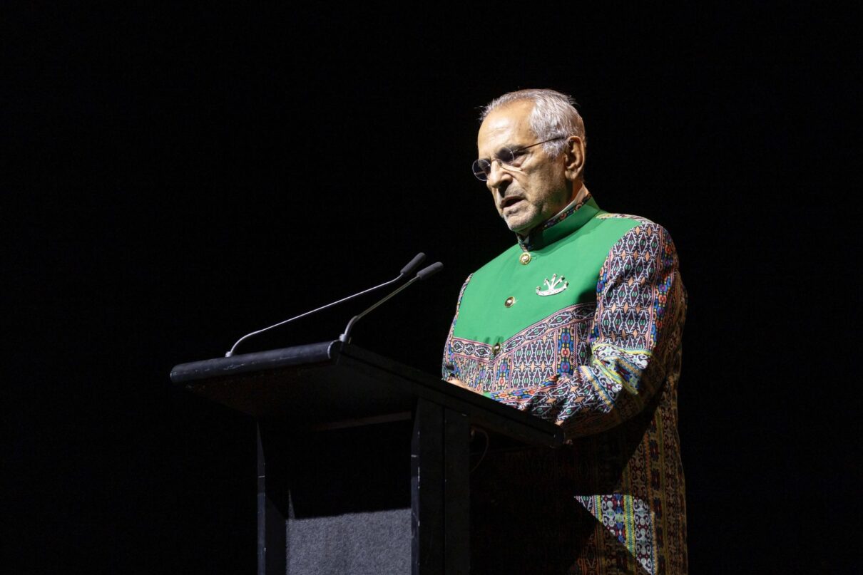 His Excellency José Ramos-Horta, President of Timor-Leste and Nobel Peace Laureate, speaking at the Sydney Opera House on Tuesday 8 October 2024.