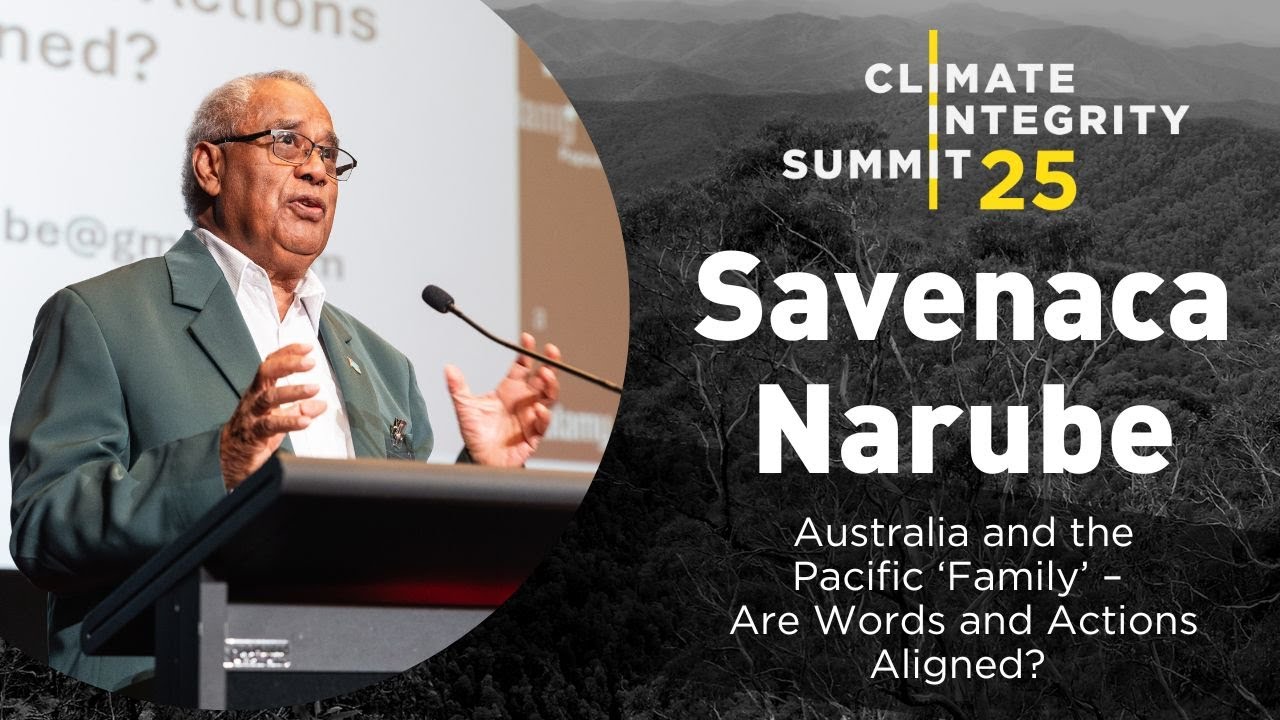 Australia and the Pacific ‘Family’ - Savenaca Narube | Climate ...
