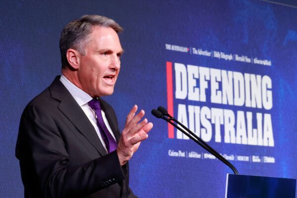 Deputy Prime Minister and Minister for Defence Richard Marles MP speaks during a Defending Australia Summit at Parliament House in Canberra, Monday, June 16, 2025.