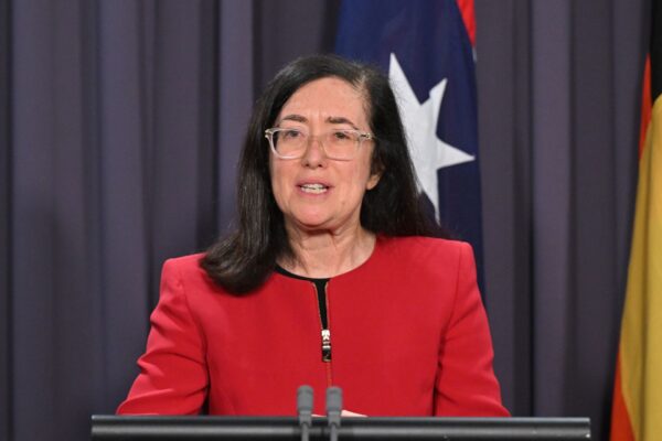 Australian Competition and Consumer Commission (ACCC) Chair Gina Cass-Gottlieb at a press conference at Parliament House in Canberra, Thursday, October 10, 2024.