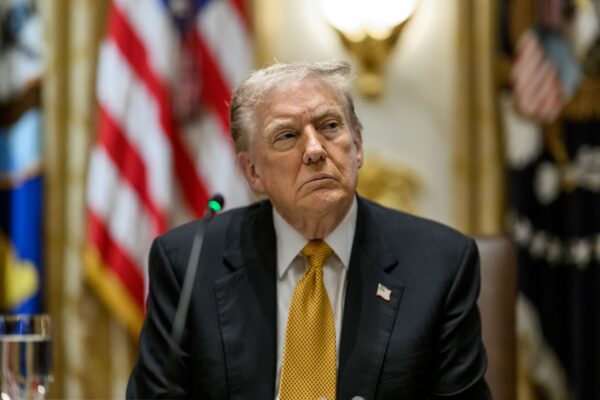 President Donald Trump hosts a bilateral lunch meeting with Hungarian Prime Minister Viktor Orban in the Cabinet Room, Friday, November 7, 2025. (Official White House Photo by Daniel Torok)