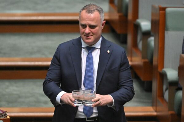 Shadow Minister for Industrial Relations Tim Wilson during Question Time in the House of Representatives at Parliament House in Canberra, Wednesday, February 4, 2026.
