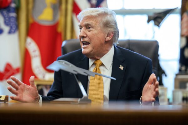 President Donald J. Trump signs an Executive Order creating an anti-fraud task force to be led by Vice President JD Vance, Monday, March 16, 2026, in the Oval Office. (Official White House Photo by Molly Riley)