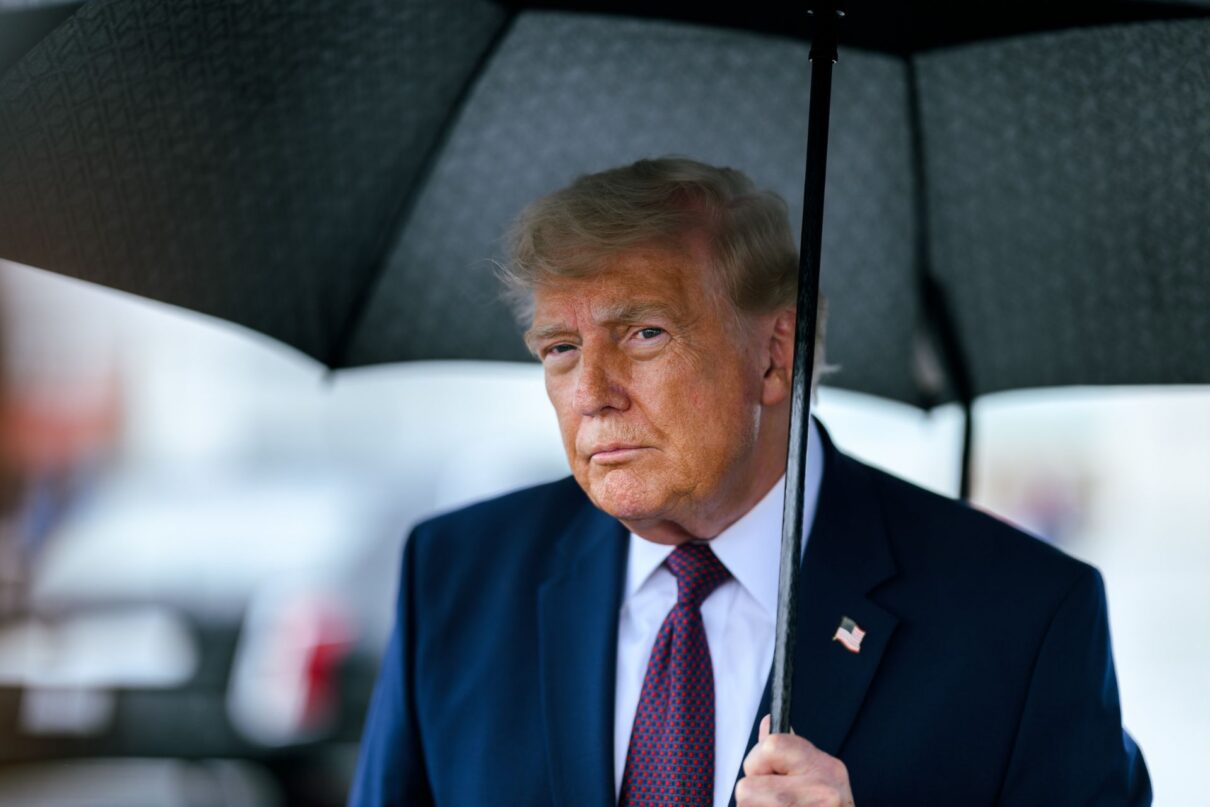 President Donald J. Trump speaks with members of the media at Reading Regional Airport, Tuesday, June 23, 2026, in Reading, Pennsylvania. (Official White House Photo by Molly Riley)