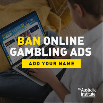 Ban Online Gambling Ads. Add your name.