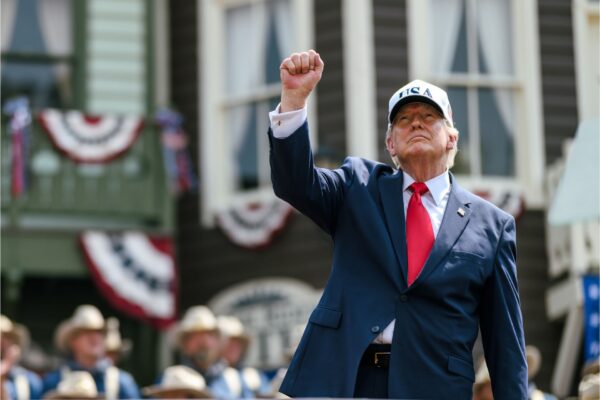 President Donald J. Trump delivers remarks at the Burning Hills Amphitheatre in Medora, North Dakota on Wednesday, July 1, 2026. (Official White House Photo by Daniel Torok)